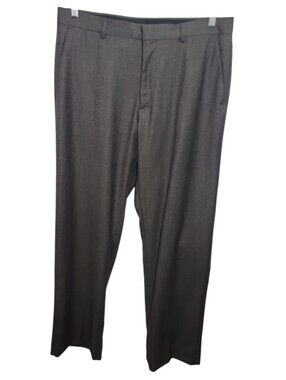 Banana Republic modern fit men's brown wool dress pants size 34x32 trousers